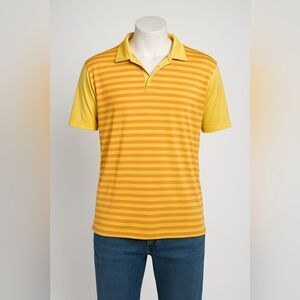 Vintage JDA Striped Yellow Polo Shirt Size L – Feel Free to Send Me an Offer!